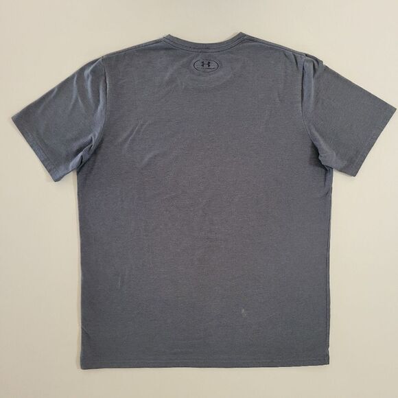 Under Armour Men's Gray Patriotic Heatgear Loose Fit Short Sleeve Tee - Picture 10 of 13